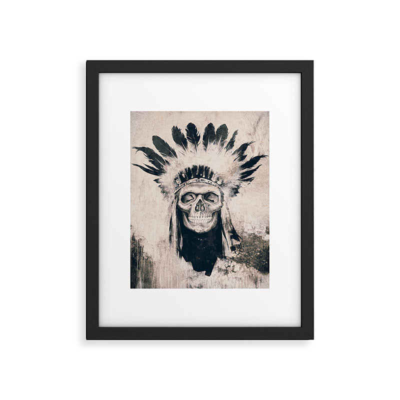 INDIAN SKULL Framed Art Print Gallery Image 5