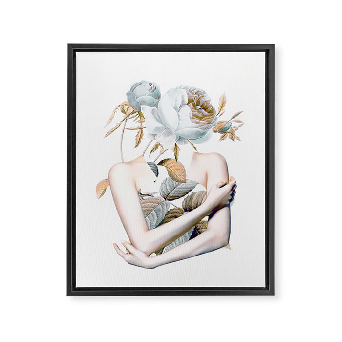 Inner beauty-collage 2 Framed Canvas Print Gallery Image 1