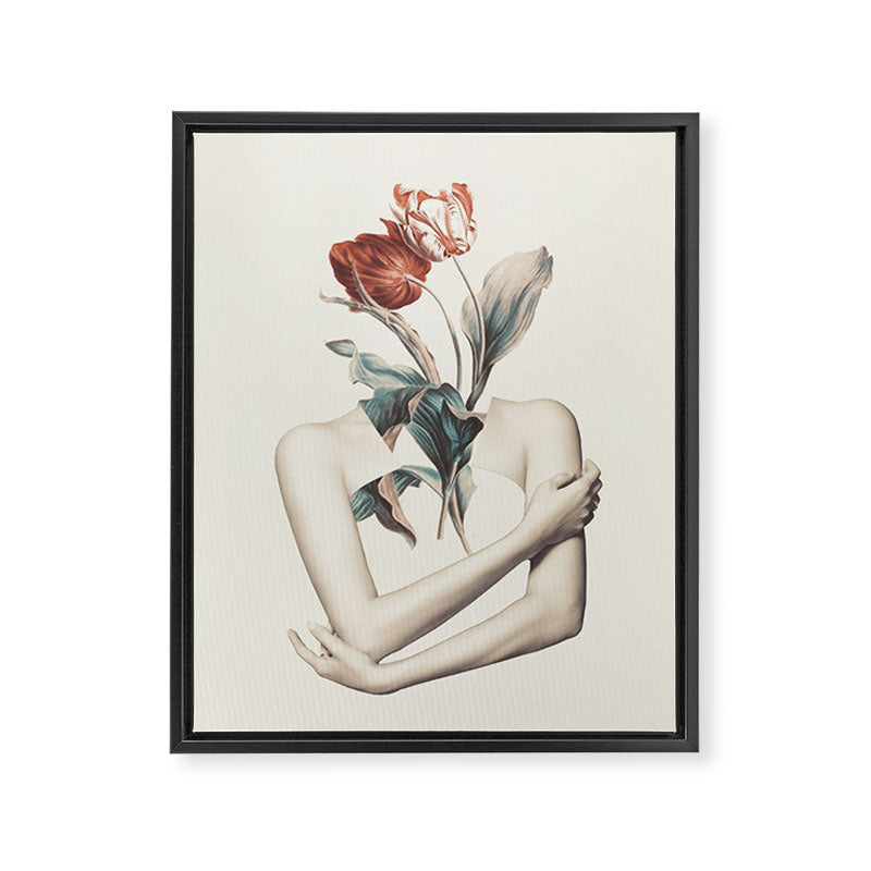 Inner beauty-collage Framed Canvas Print Gallery Image 6