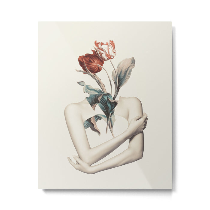 Inner beauty-collage Metal Print Gallery Image 1