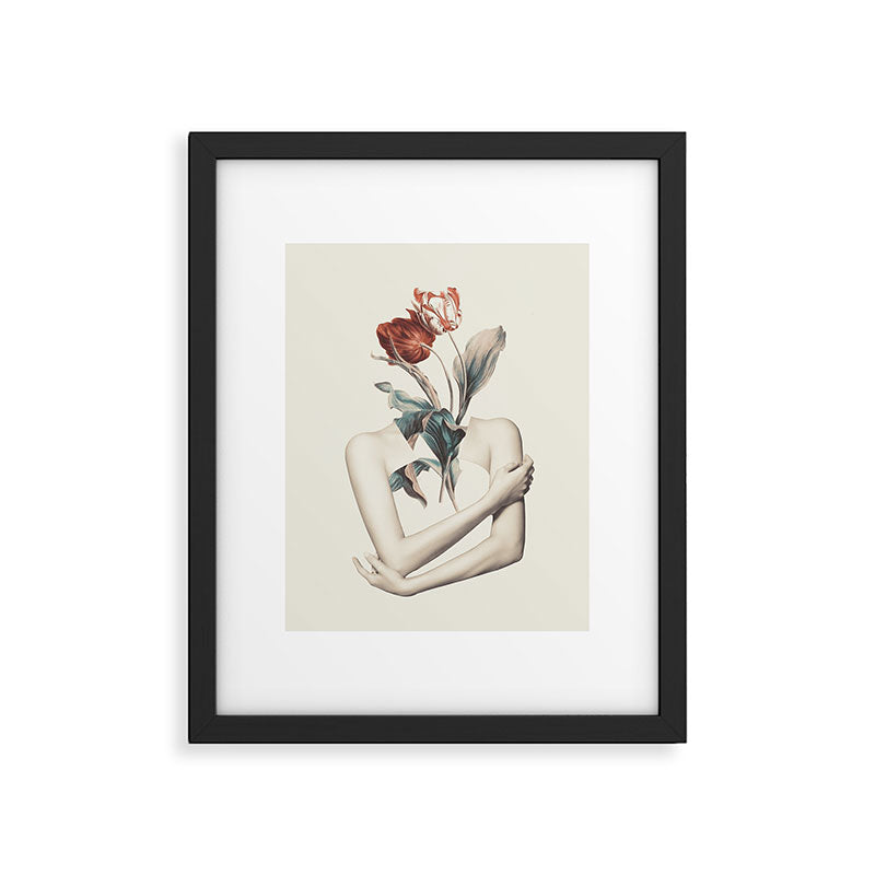 Inner beauty-collage Framed Art Print Gallery Image 4