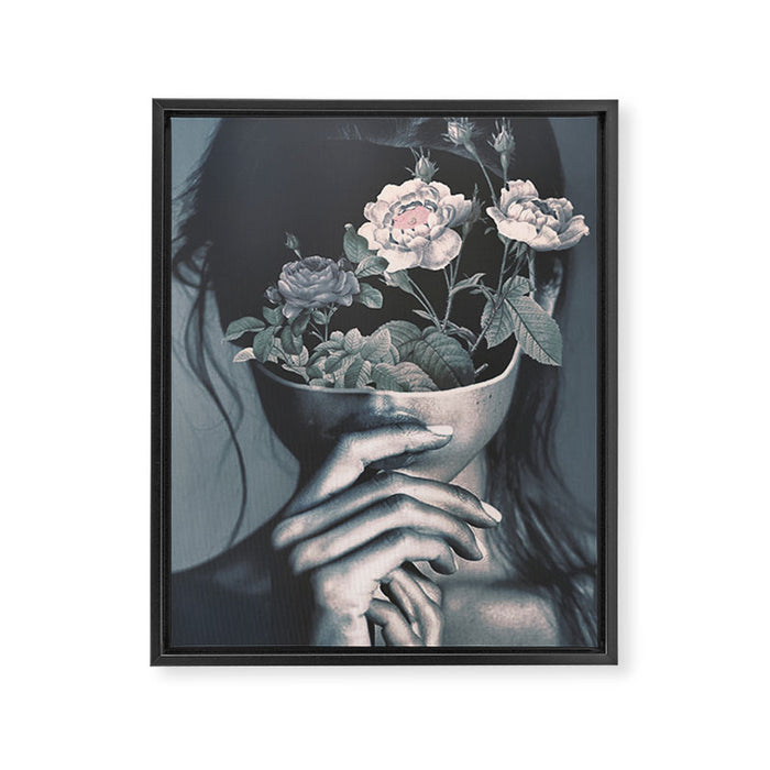 inner garden Framed Canvas Print Gallery Image 1