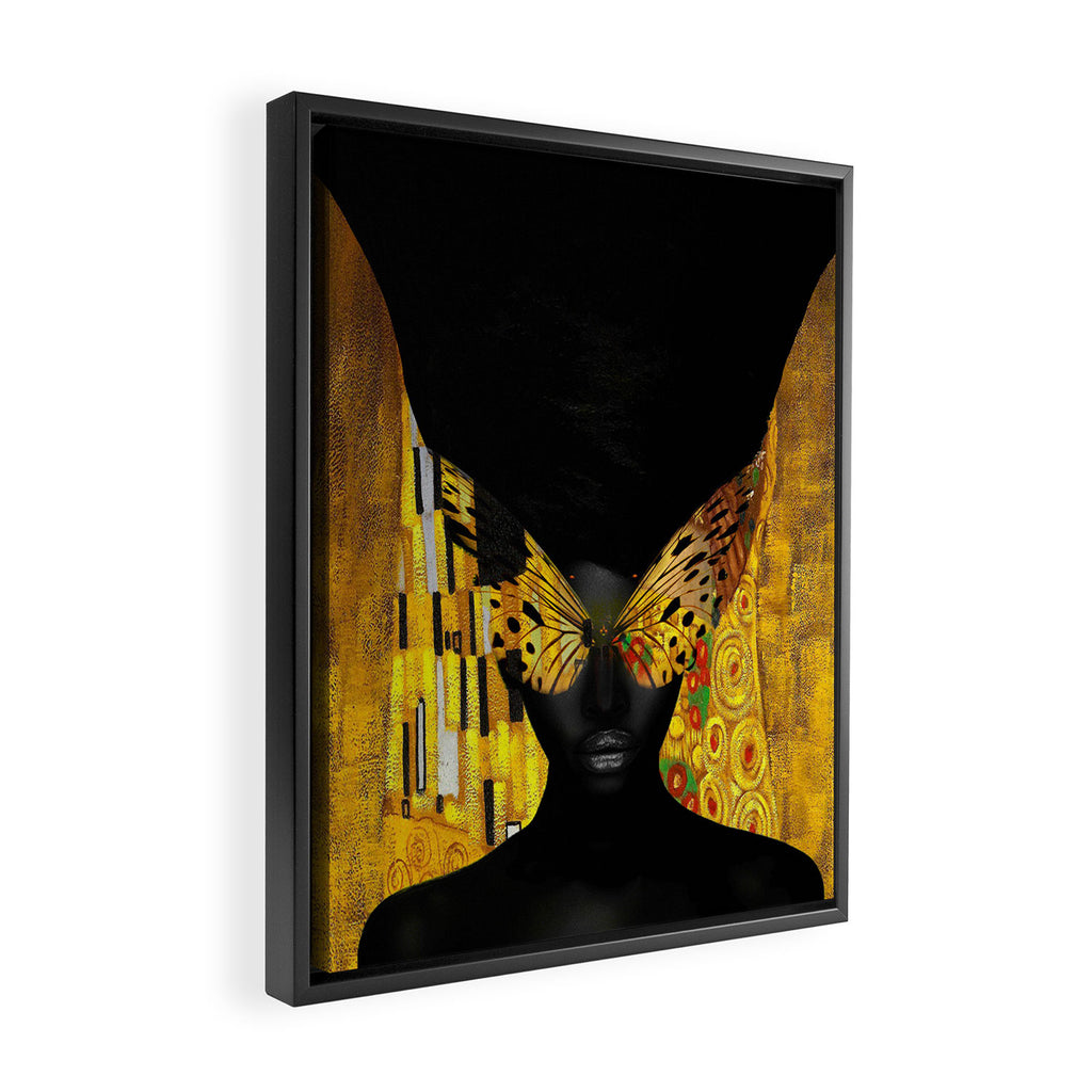 lady butterfly Framed Canvas Print Gallery Image 2