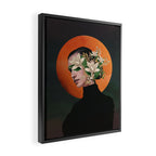 Lady Portrait 3 Framed Canvas Print Gallery Image 2