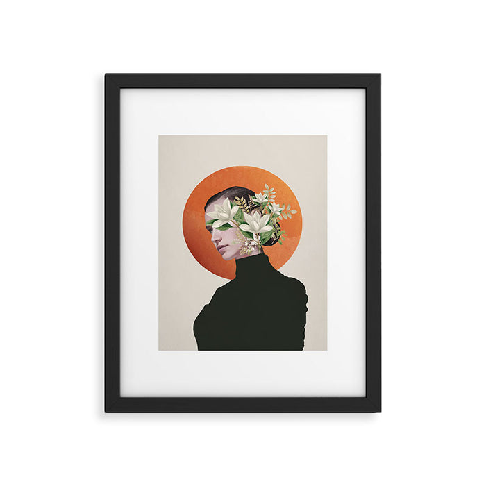 Lady Portrait 4 Framed Art Print Gallery Image 1