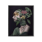 Lady Portrait Framed Canvas Print Gallery Image 6