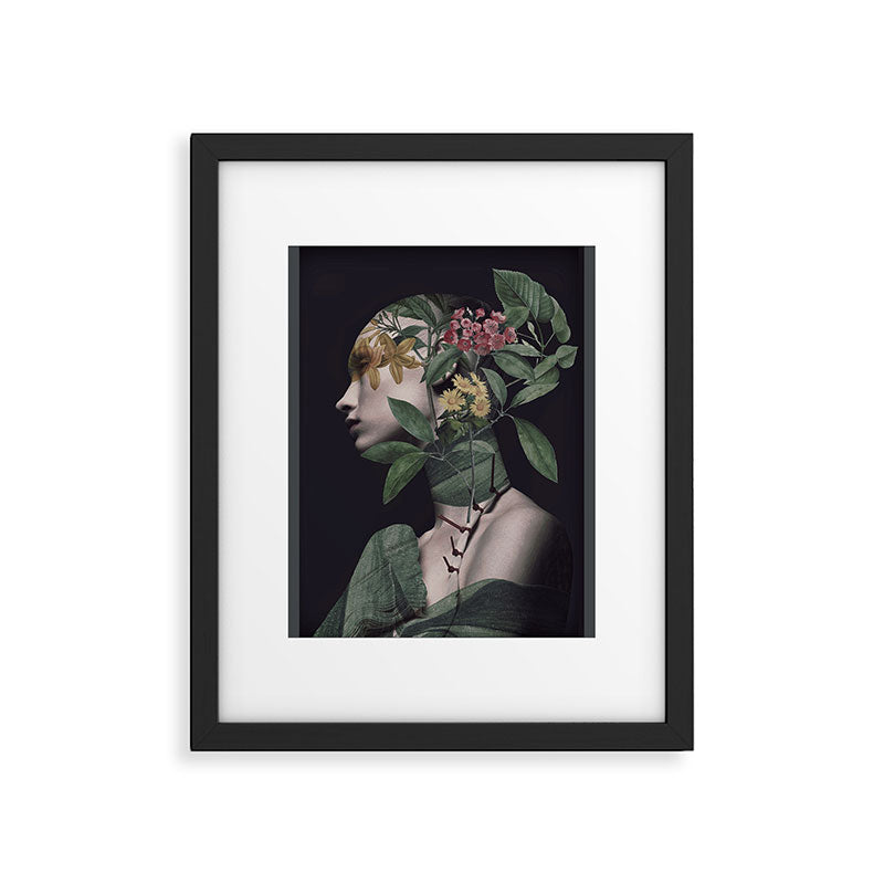 Lady Portrait Framed Art Print Gallery Image 5