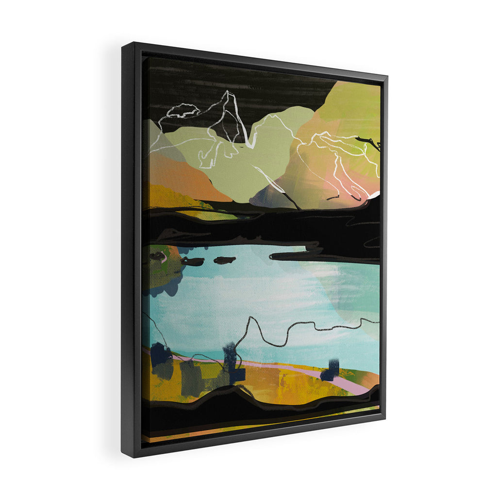 landscape 04 Framed Canvas Print Gallery Image 2