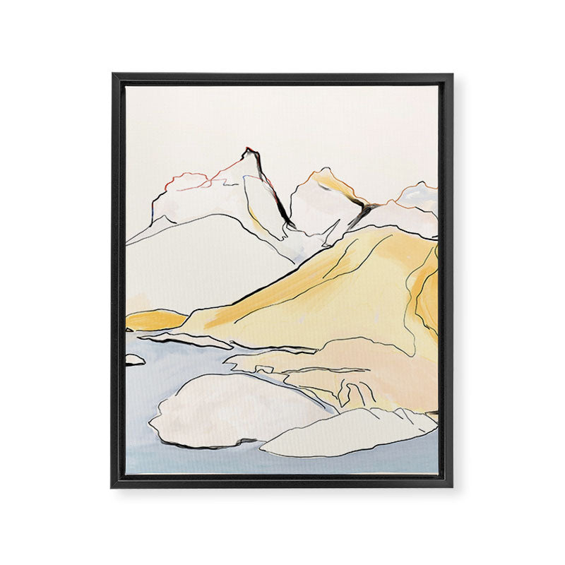 landscape 08 Framed Canvas Print Gallery Image 8