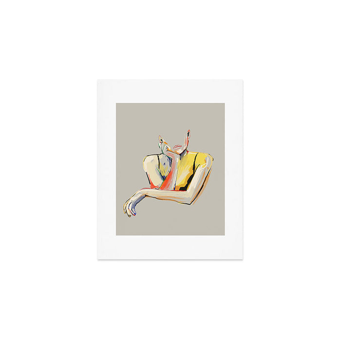 Minimal Abstract Woman 3 Art Print Gallery Image 1