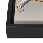 Minimal Abstract Woman 3 Framed Canvas Print Gallery Image 3