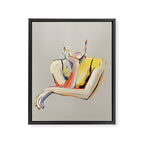 Minimal Abstract Woman 3 Framed Canvas Print Gallery Image 6