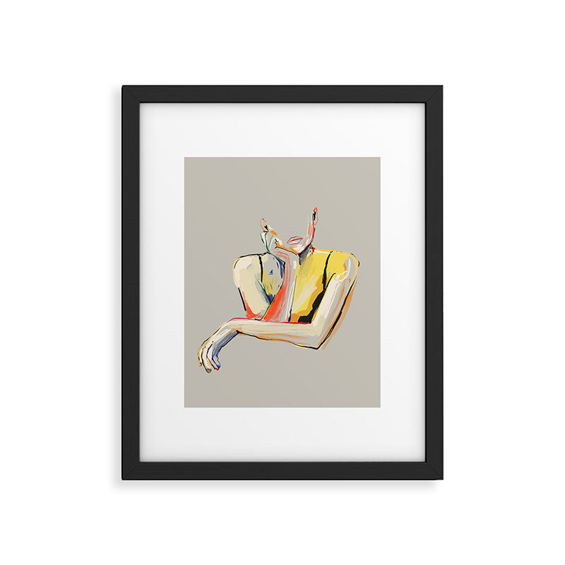 Minimal Abstract Woman 3 Framed Art Print Gallery Image 5