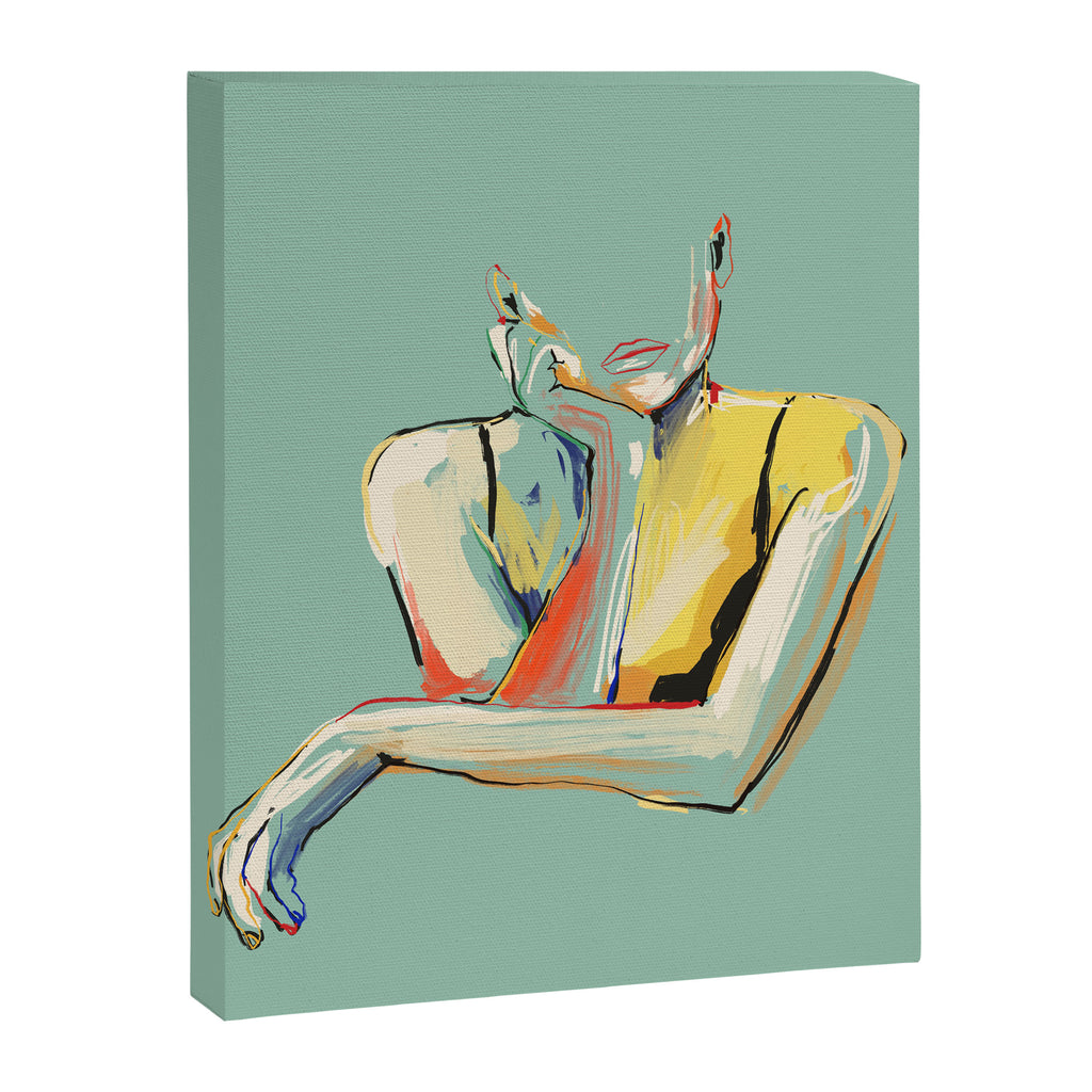 Minimal Abstract Woman 4 Canvas Print Gallery Image 6