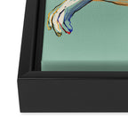 Minimal Abstract Woman 4 Framed Canvas Print Gallery Image 3