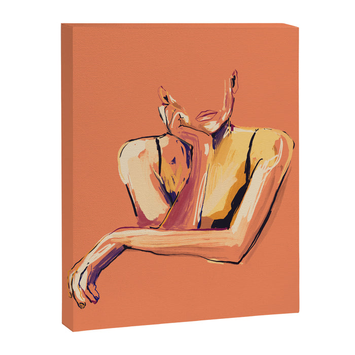 Minimal Abstract Woman 6 Canvas Print Gallery Image 1