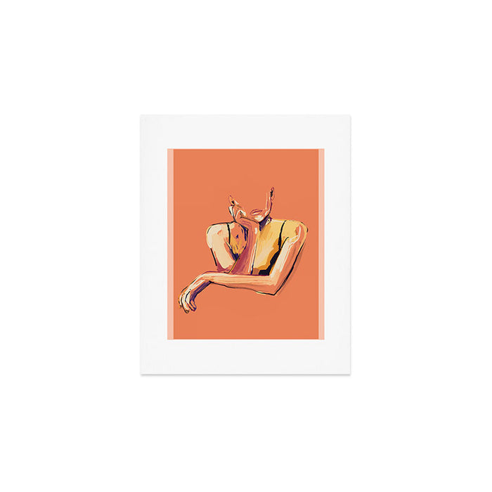 Minimal Abstract Woman 6 Art Print Gallery Image 1