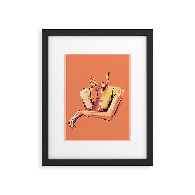 Minimal Abstract Woman 6 Framed Art Print Gallery Image 5