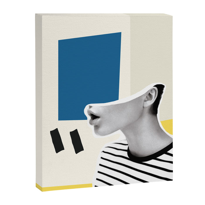 minimal collage Canvas Print Gallery Image 1