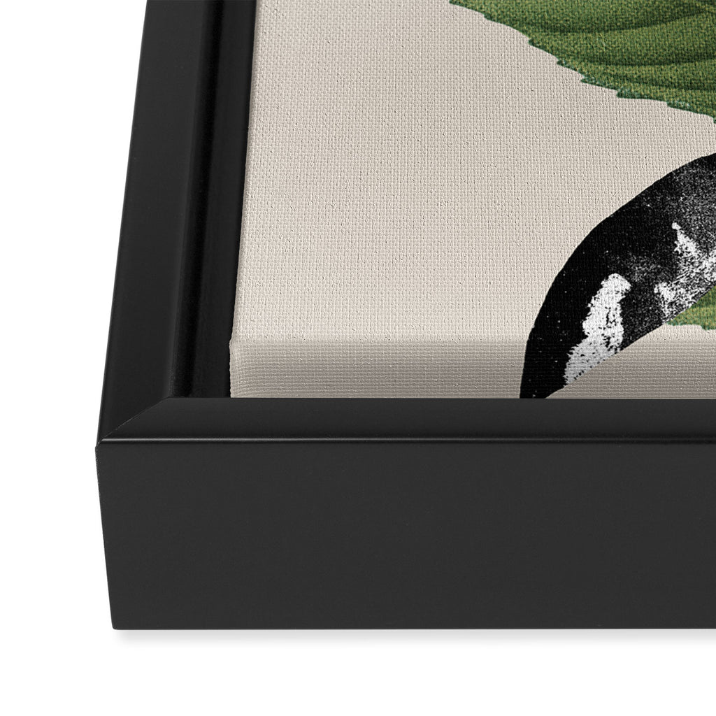 minimal collage/ Flower  Framed Canvas Print Gallery Image 3
