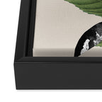 minimal collage/ Flower  Framed Canvas Print Gallery Image 3