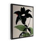 minimal collage/ Flower  Framed Canvas Print Gallery Image 2