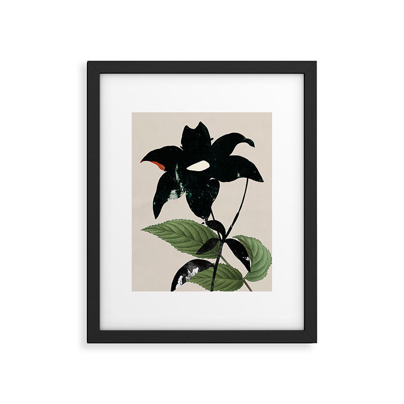 minimal collage/ Flower  Framed Art Print Gallery Image 4