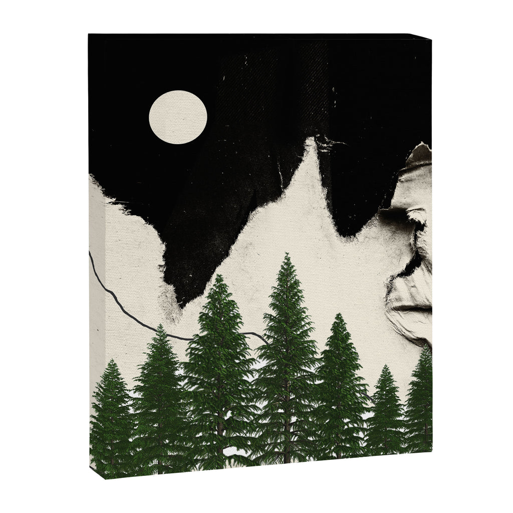 minimal collage/ Forest Canvas Print Gallery Image 6