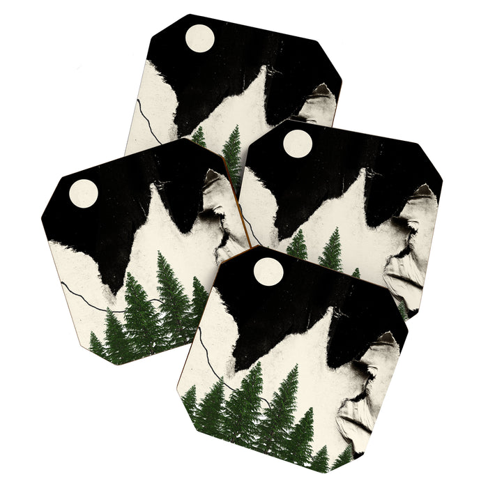 minimal collage/ Forest Coaster Gallery Image 1