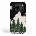 minimal collage/ Forest iPhone Case Gallery Image 1