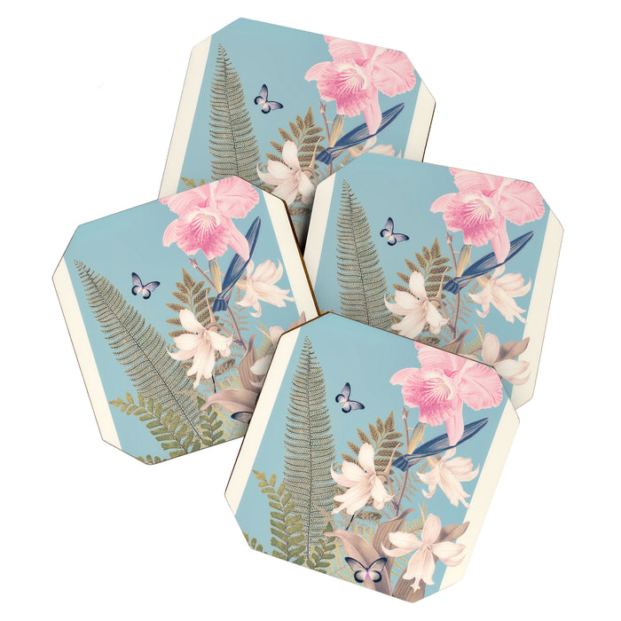 minimal collage/ Garden 3 Coaster Gallery Image 1