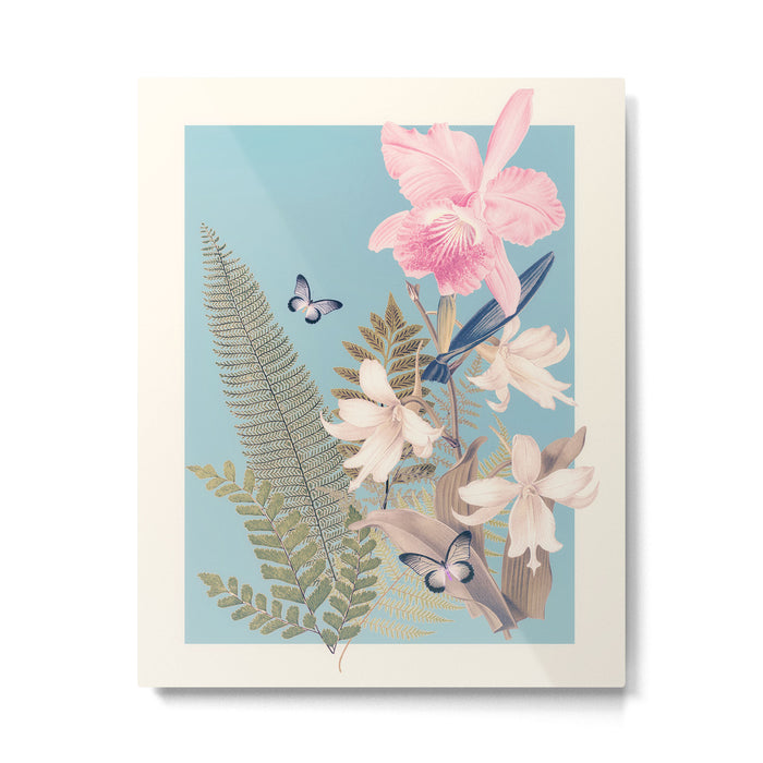 minimal collage/ Garden 3 Metal Print Gallery Image 1