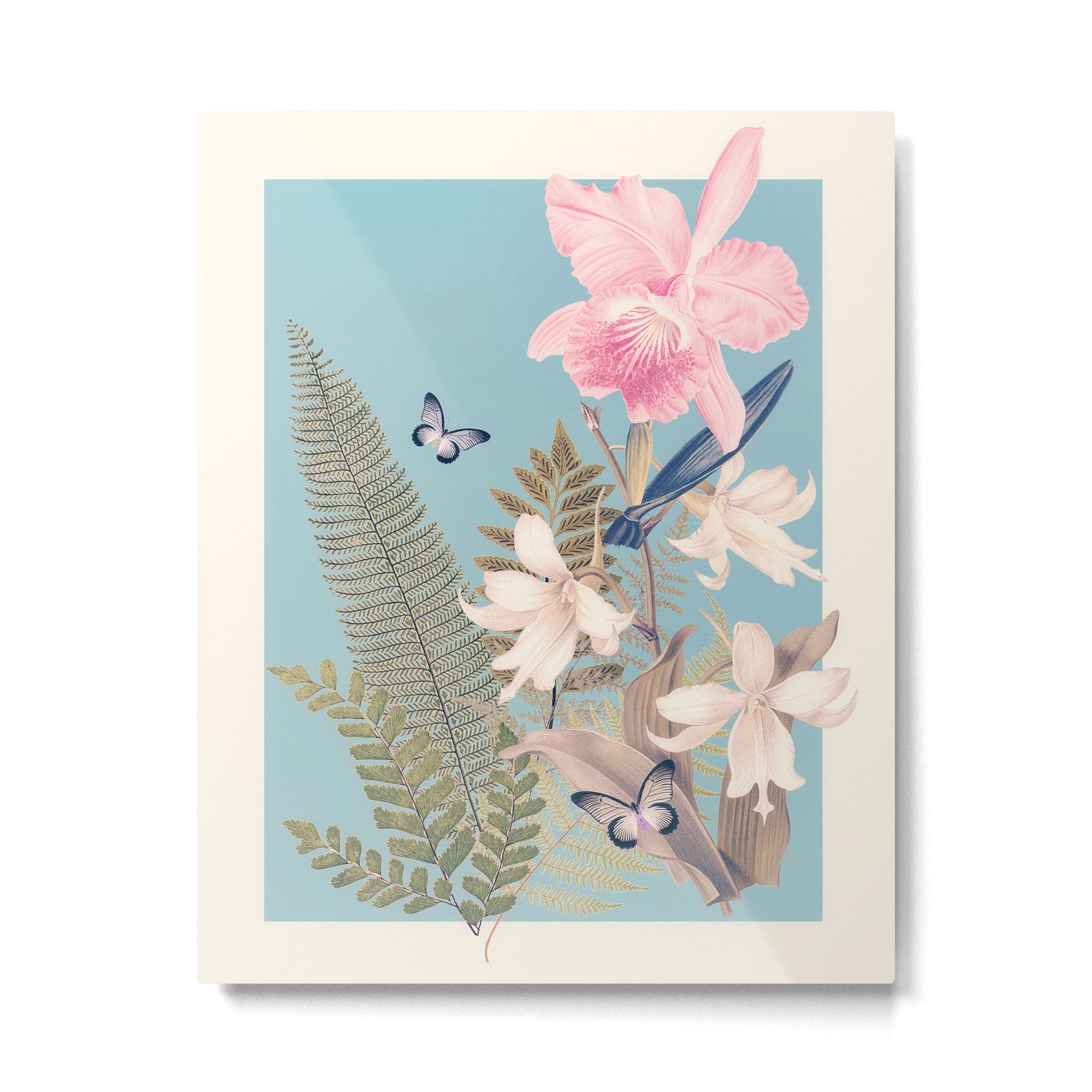 minimal collage/ Garden 3 Metal Print Gallery Image 4