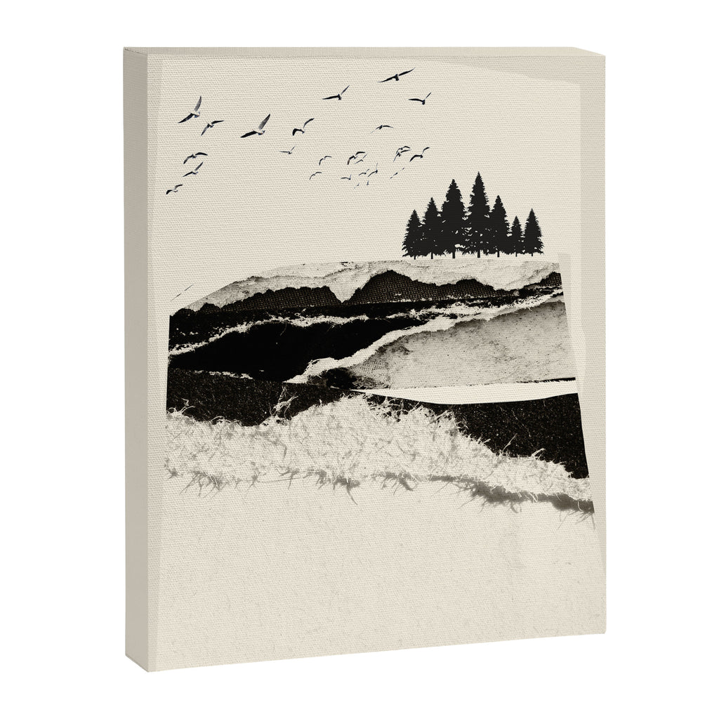minimal collage/ Landscape Canvas Print Gallery Image 6