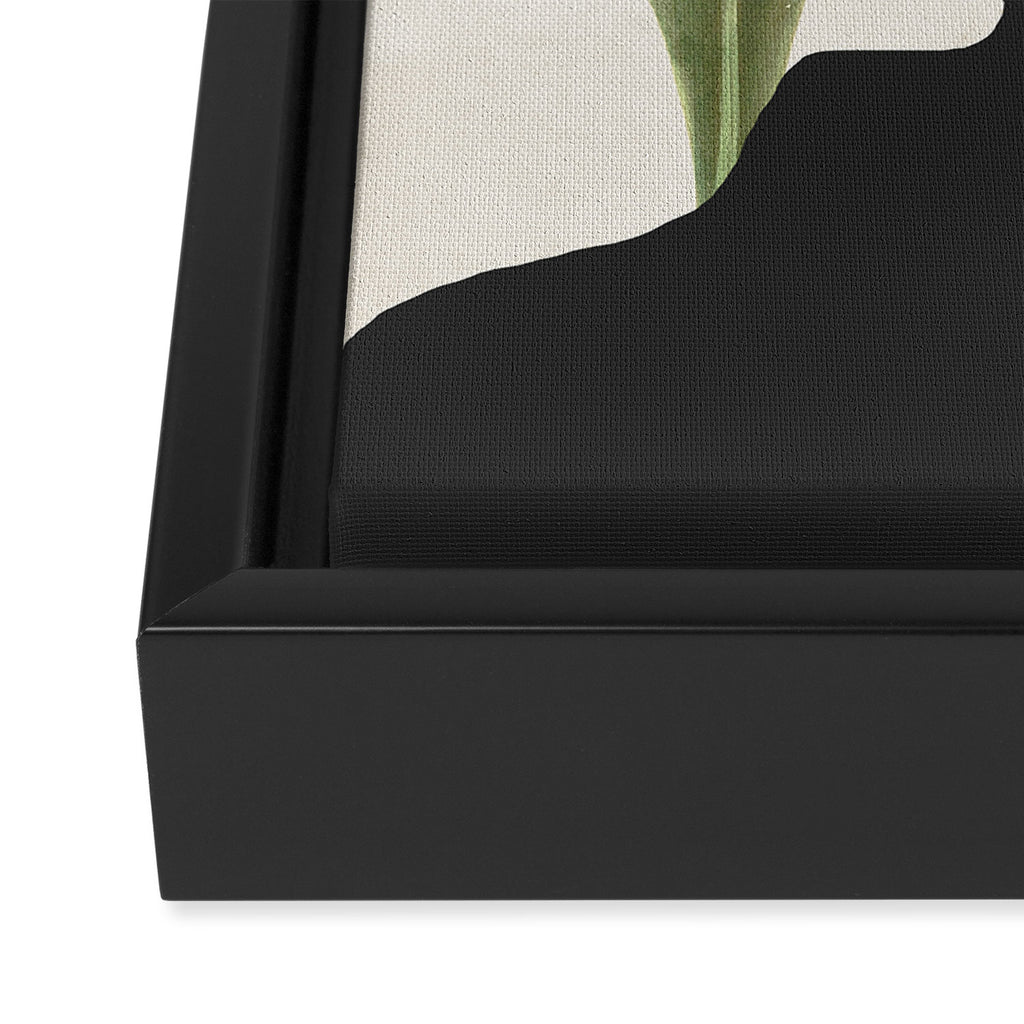 minimal collage /silence 6 Framed Canvas Print Gallery Image 3