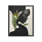minimal collage /silence 6 Framed Canvas Print Gallery Image 6