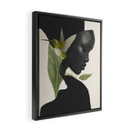 minimal collage /silence 6 Framed Canvas Print Gallery Image 2