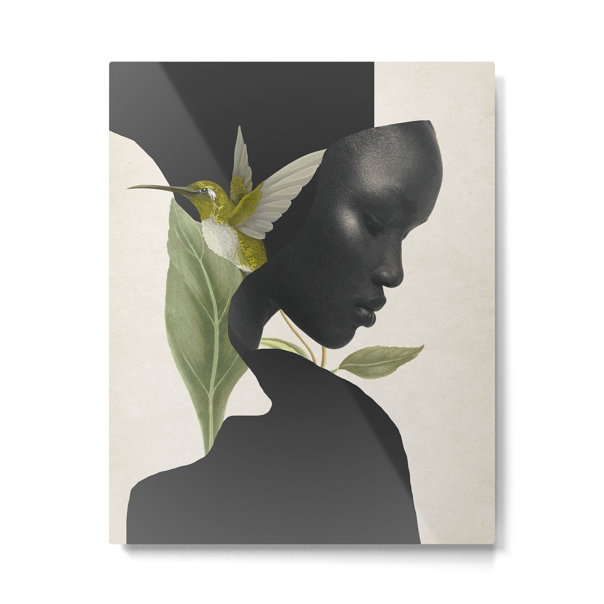 minimal collage /silence 6 Metal Print Gallery Image 4