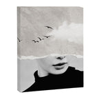 minimal collage /silence Canvas Print Gallery Image 6