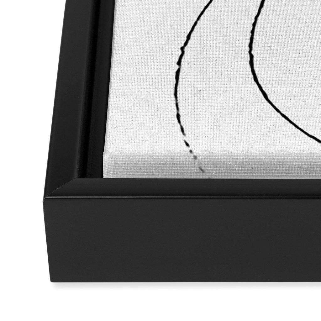 Minimal Line Drawing 2 Framed Canvas Print Gallery Image 3