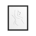 Minimal Line Drawing 2 Framed Art Print Gallery Image 4