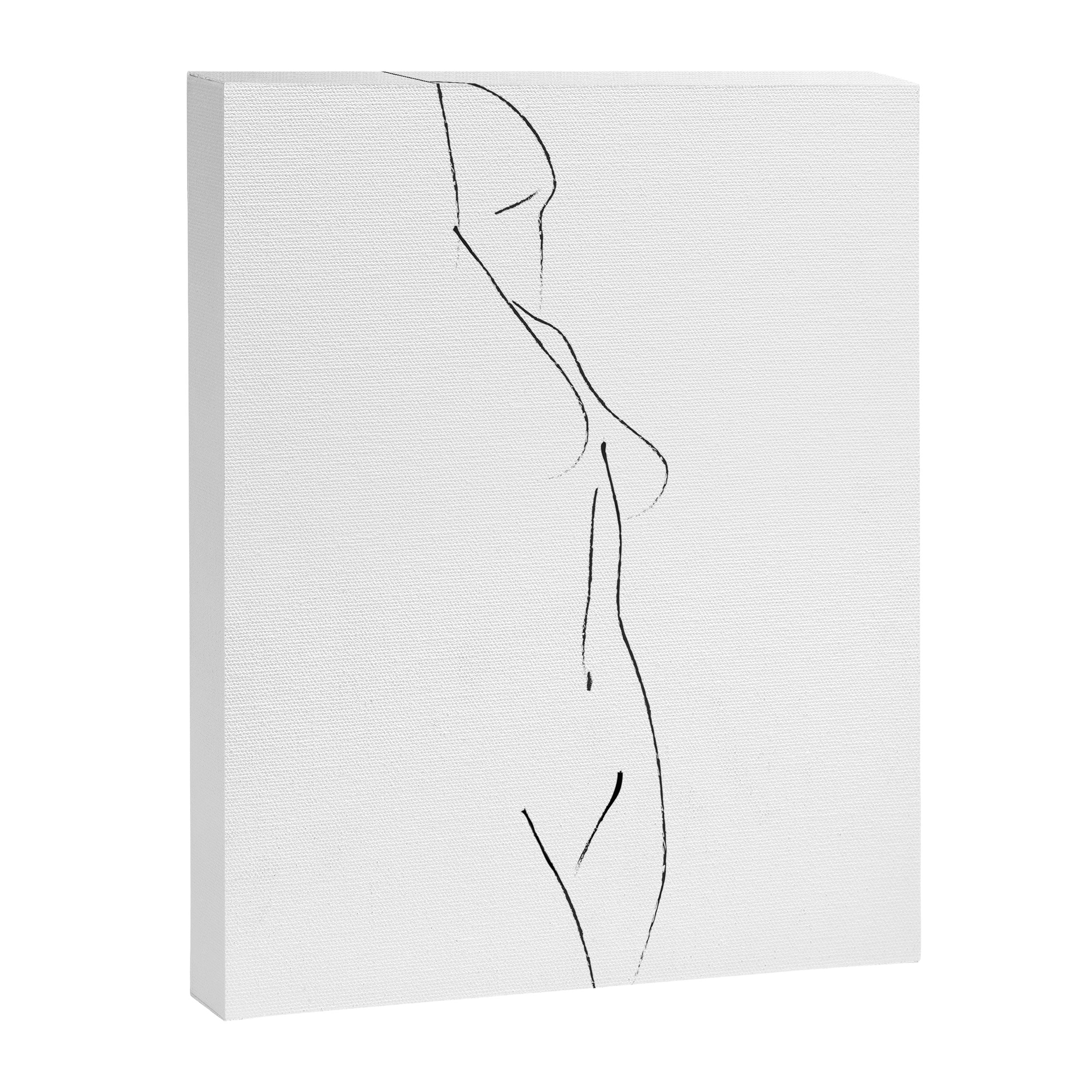Minimal Line Drawing 3 Canvas Print Gallery Image 6