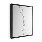 Minimal Line Drawing 3 Framed Canvas Print Gallery Image 2