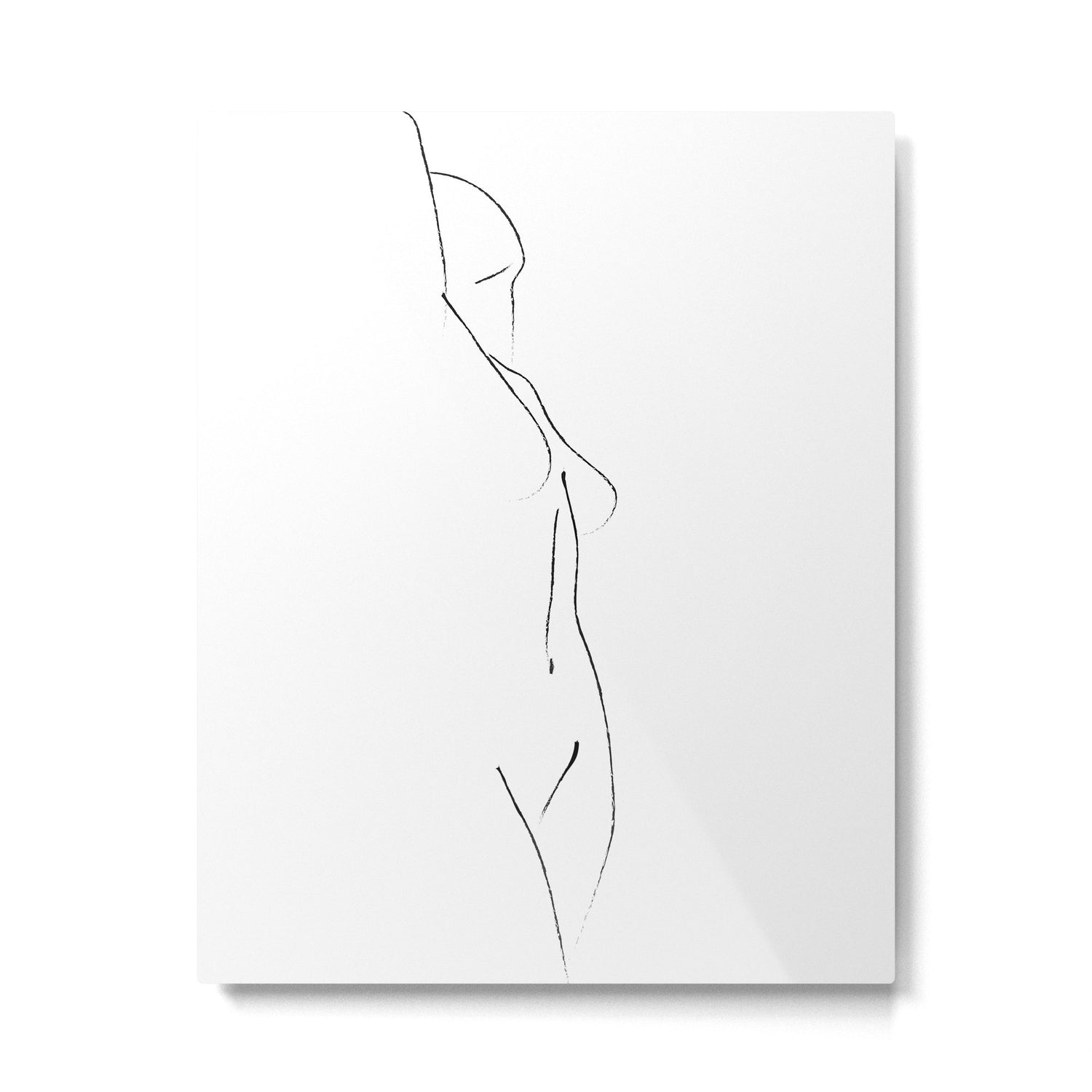 Minimal Line Drawing 3 Metal Print Gallery Image 4