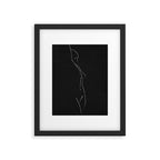 Minimal Line Drawing Figure Framed Art Print Gallery Image 5