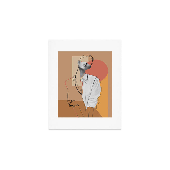 Minimalist Girl2 Art Print Gallery Image 1
