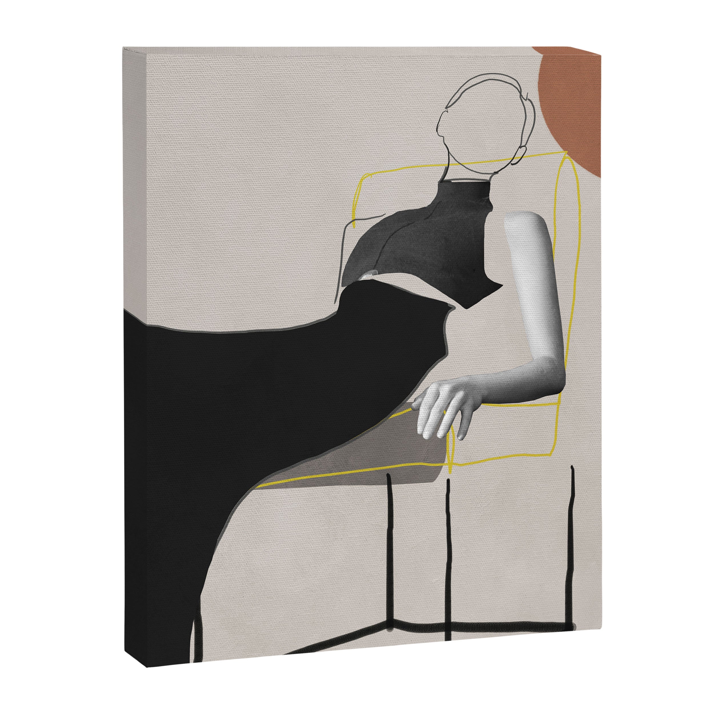 Minimalist Girl3 Canvas Print Gallery Image 6