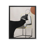 Minimalist Girl3 Framed Canvas Print Gallery Image 6