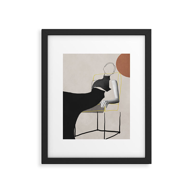 Minimalist Girl3 Framed Art Print Gallery Image 5