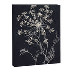 Minimalist Wild Plant 7 Black And White Canvas Print Gallery Image 6